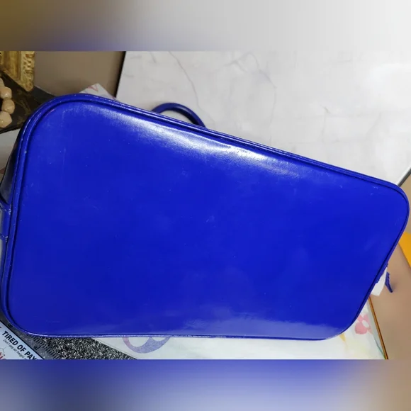 Authentic Vintage Louis Vuitton Alma PM VI0989, Very Good Condition, Cobalt Blue - Picture 10 of 16